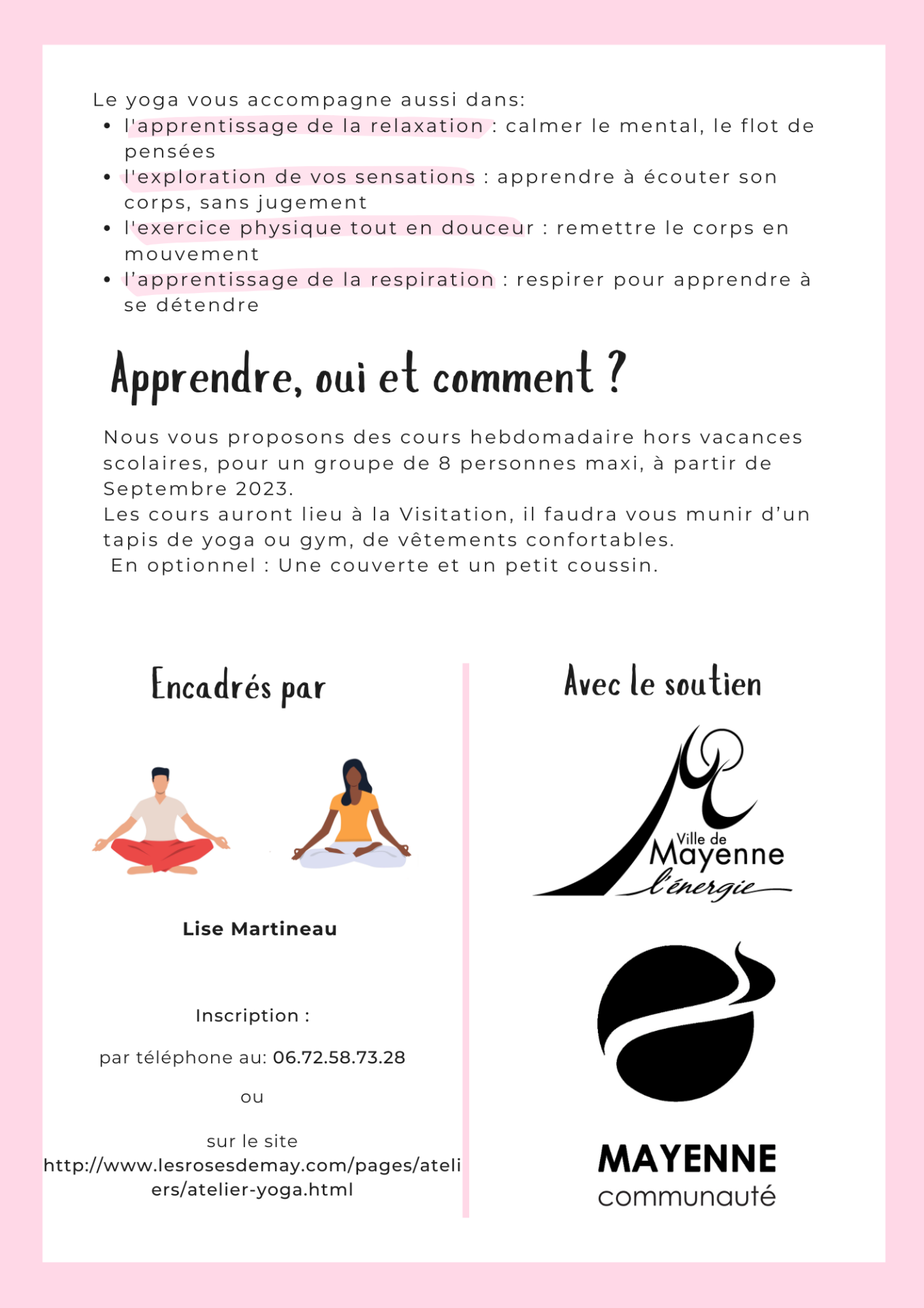 Flyer atelier yoga2