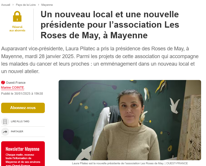 Screenshot 2025 02 14 at 11 49 44 un nouveau local et une nouvelle presidente pour l association les roses de may a mayenne
